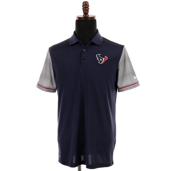 Nike Other - Houston Texans Nike Polo Shirt Men's Medium Blue NFL On Field Apparel Dri-Fit